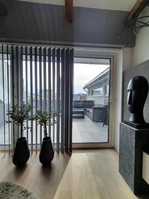 Modern Loftsleilighet Fredrikstad Luaran gambar