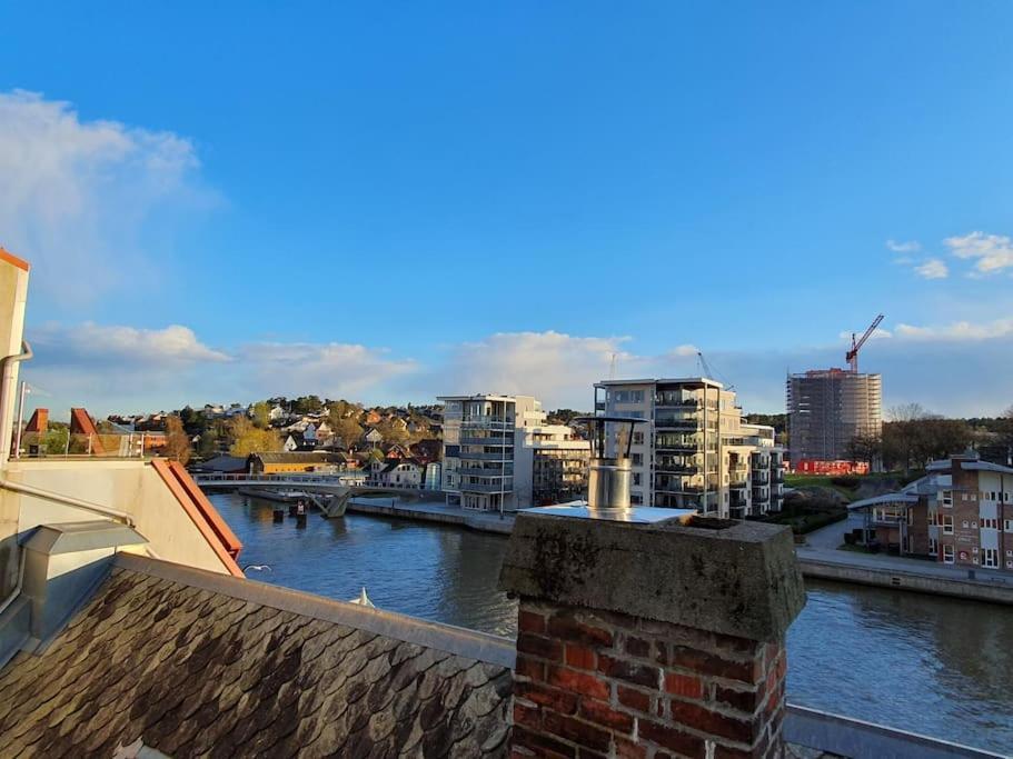 Modern Loftsleilighet Fredrikstad Luaran gambar